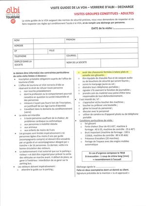 Décharge Voa - Obligatoire