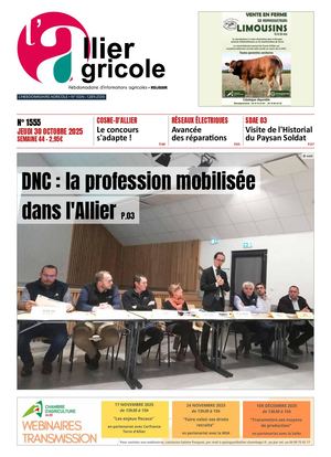 N°1555 L'ALLIER AGRICOLE