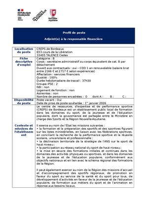 2025 Fiche Poste Af Compta Finances B V Rs