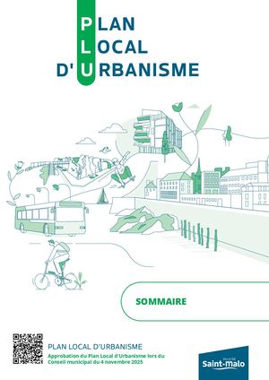 Sommaire des pièces du PLU de la Ville de Saint-Malo