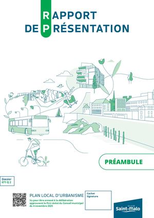 1. Préambule - Rapport de présentation du PLU Saint-Malo