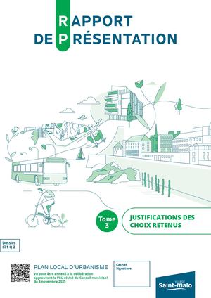 1. Tome 3 : Justifications Des Choix Retenus - Rapport de présentation du PLU Saint-Malo