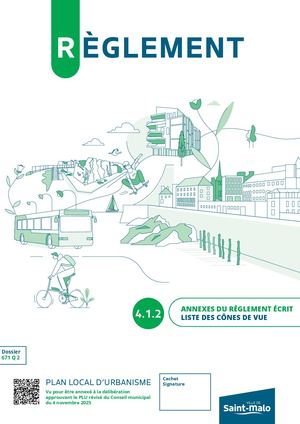 4.1.2 Liste Des Cônes De Vue - Annexe Règlement écrit PLU Saint-Malo