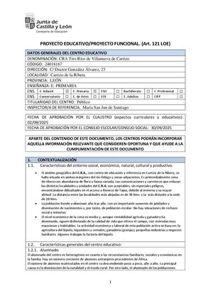 Proyecto Educativo De Centro