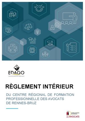 Reglement Interieur Ecole Avocats Du Grand Ouest