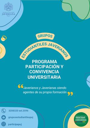 Catálogo De Grupos Estudiantiles