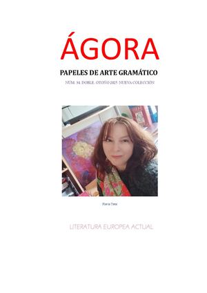 N 34 ÁGora Papeles De Arte Gramático N 34 Nueva Col Otoño 2025 Literatura Europea Actual