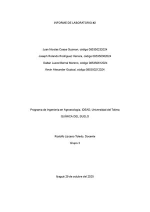 Informe De Laboratorio #2