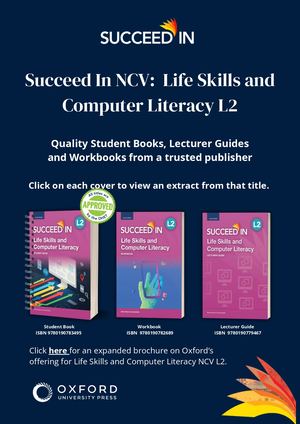 NCV L2 Life Skills And Computer Literacy Extract Flyer
