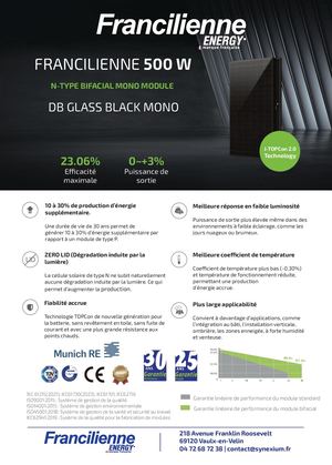 Fiche Technique 500MB DG HD120N R3