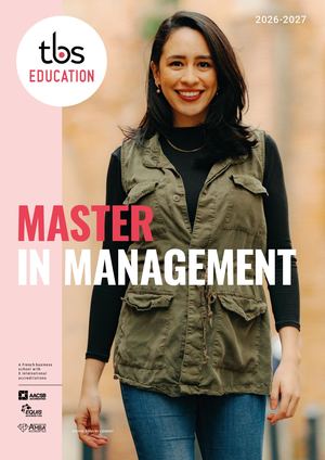 TBS Education Master in Management Brochure