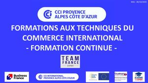 Formations au Commerce International 2nd semestre 2025