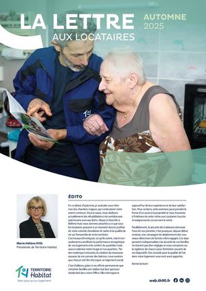 Lettre Aux Locataires Automne 2025