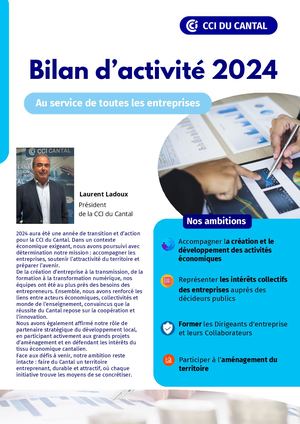 CCI 15 - Bilan Activités 2024