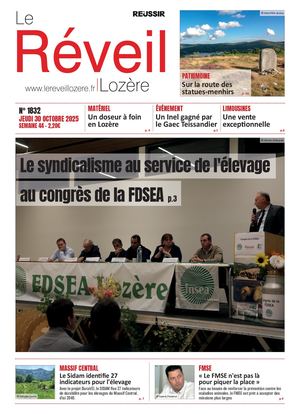 Le Réveil Lozère du jeudi 30 octobre 2025