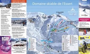 Carte domaine skiable Abondance 2024-2025