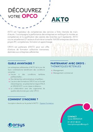 Fiches Opco Akto 2025