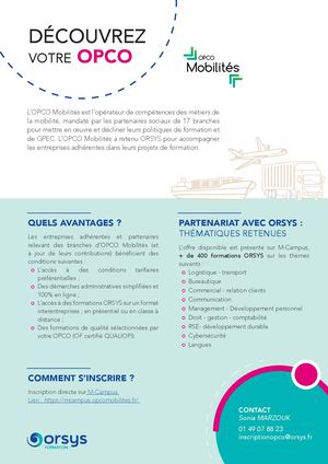 Fiches Opco Mobilites 2025