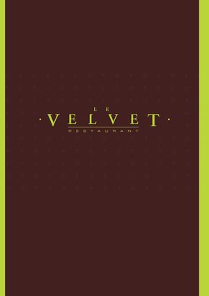 LE VELVET RESTAURANT 2025 MENU