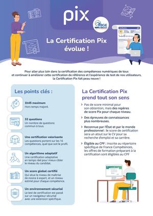 Flyer Certification Pix