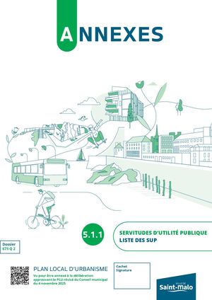 5.1.1 Liste Des SUP - PLU Saint-Malo