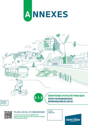 5.1.5 Sites Patrimoniaux Remarquables (ex ZPPAUP) (AC 4). - PLU Saint-Malo