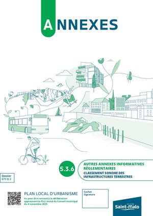 5.3.6 Classement Sonore Des Infrastructures Terrestres - PLU Saint-Malo