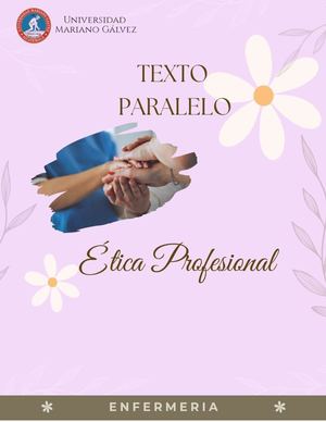 Texto Paralelo Etica