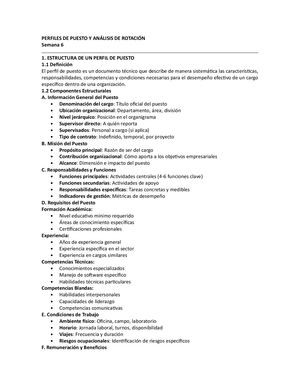 Semana 6 Perfiles De Puesto Y Análisis De Rotación (1)