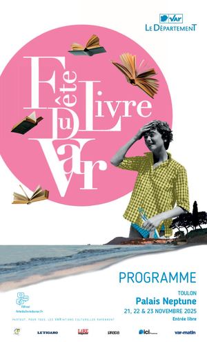 Programme 2025 de la Fête du livre du Var