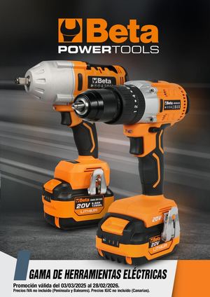 Folleto Beta Power Tools 2025
