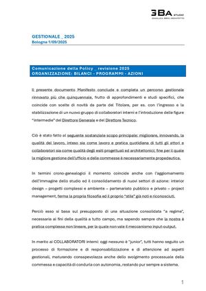 Manifesto Policy 2025 Gba Studio