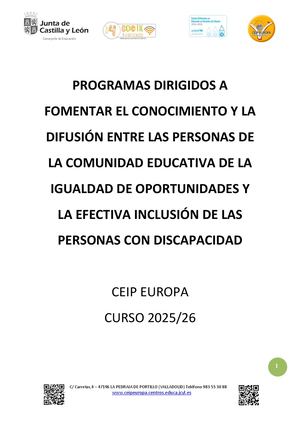 014 Plan De Inclusión 2025 26