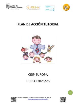 009 Plan De Acción Tutorial 2025 26