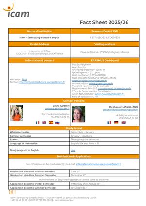 2025 26 Icam Strasbourg Europe Factsheet Docx