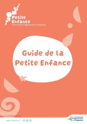 Guide Petite Enfance 2025