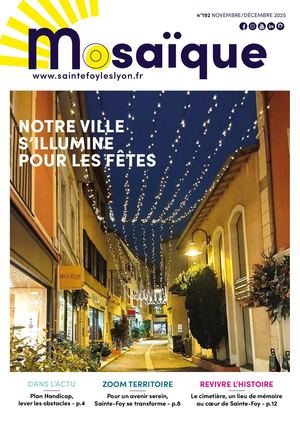 MOSAÏQUE N°192 - NOVEMBRE-DÉCEMBRE 2025