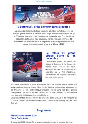 CP - Courchevel dans le portillon de départ