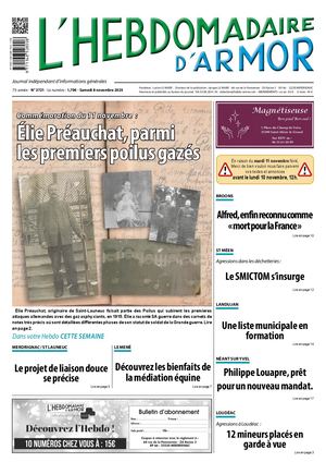 L'Hebdomadaire d'Armor n°3721 du samedi 8 novembre 2025