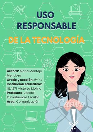 CARTILLA: USO RESPONSABLE DE LA TECNOLOGÍA