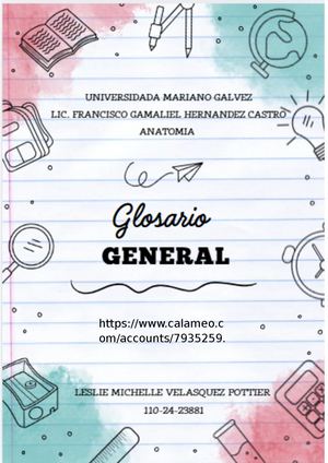 Glosario General