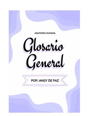 Glosario General 2025