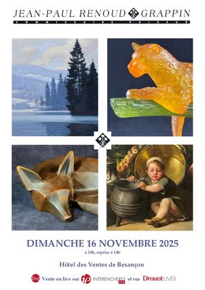 16/11/2025 - RENOUD-GRAPPIN - BESANÇON – PLAQUETTE VENTE DU 16 NOVEMBRE 2025