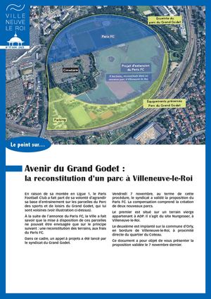 Point Sur n°77 Parc Du Grand Godet Novembre