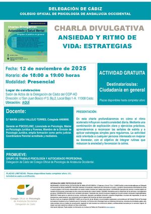 Id 951 Ficha Difusión Ansiedad Y Ritmo De Vida