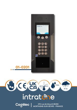 01-0201 Notice Interphone vidéo Intracode - V233 5069