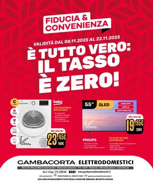 Volantino Fiducia & Convenienza Novembre Electro Service Di Gambacorta