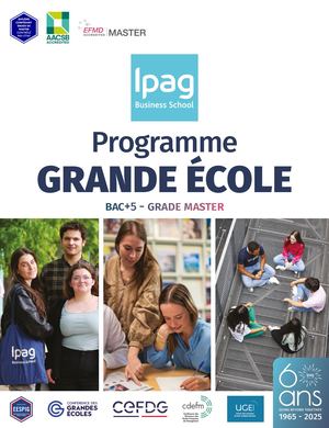 Plaquette Programme Grande École