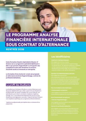 Fiche Alternance Analyse Financière Internationale
