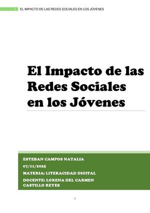 Calaméo - El Impacto De Las Redes Sociales En Los Jóvenes (1)